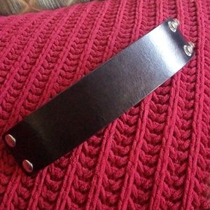 Hot Topic Leather Wristband